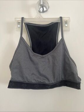 Rabbit Running Gray Sports Bra
